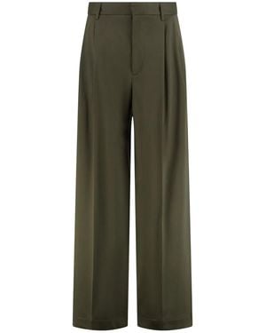 DARKPARK Chicago High-Waist Wide-Leg Pants - Green