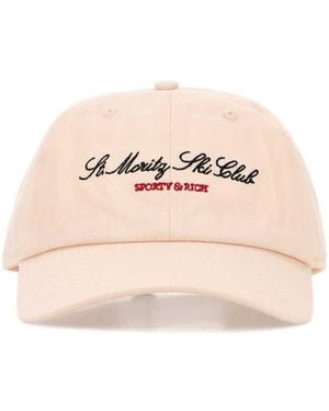 Sporty & Rich Sporty & Rich Ski Club Hat - Pink