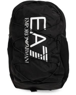 EA7 Logo Backpack - Black