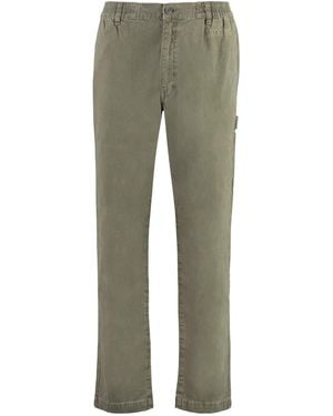 Moschino Cotton Trousers - Green