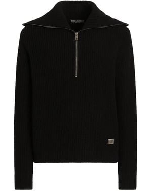 Dolce & Gabbana Dolce & Gabbana Wool Cardigan - Black