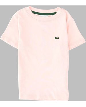Lacoste Lcb Core T-Shirt For Boys (Kids) - Pink