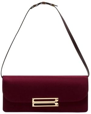 Victoria Beckham Dorian East West Clutch - Purple