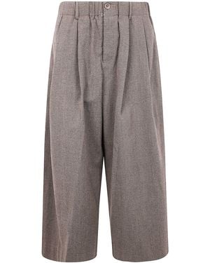 Uma Wang "Musei D1" Poetic Pants - Gray