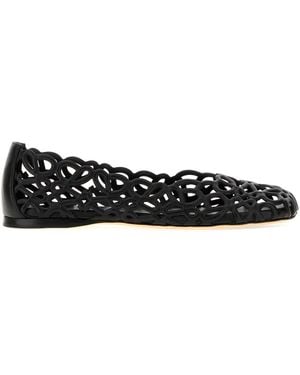 Loewe Petal Anagram Ballerina - Black