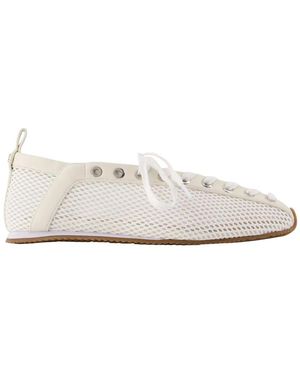 Ganni Sporty Ballerinas - White