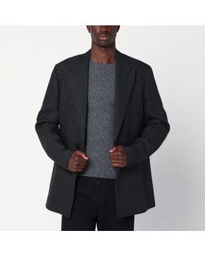 NAMACHEKO Melange Prince Of Wales Jacket - Black