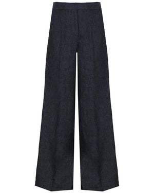 Max Mara Linen Shorts - Blue
