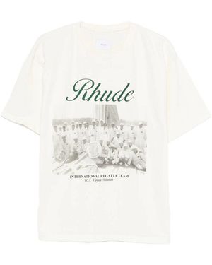 Rhude Virgin Islands Script Tee - White