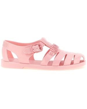 Moschino Jelly Sandals - Pink