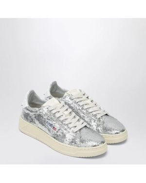 Autry Dallas Sparkling Trainers - White