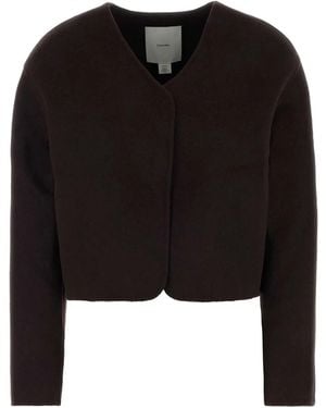 Calvin Klein Short Df Wool Cardigan Jacket - Black