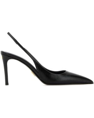 Prada Leather Pumps - Black