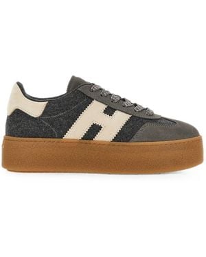 Hogan Leather Rubber Shoes - Natural