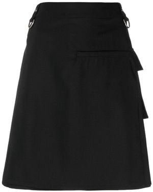 Givenchy Wool Kilted Skirt - Black