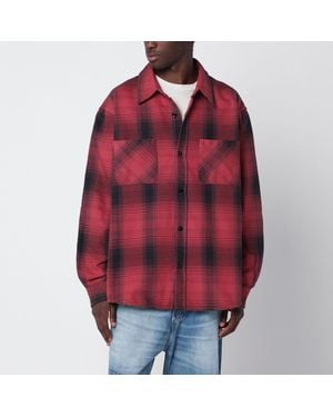 Our Legacy Whoppin Checked Cotton Shirt - Red