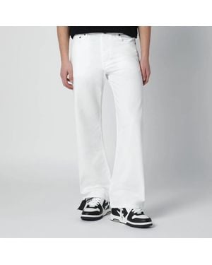 Off-White c/o Virgil Abloh Trousers With Logo - White