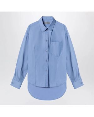Balenciaga Light Cotton Shirt - Blue