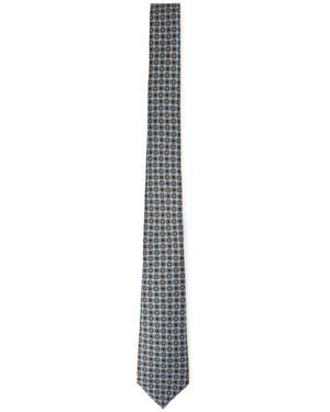 Kiton Multi Silk Tie - Blue