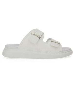 McQueen Sandalo Hybrid Double Buckle - White