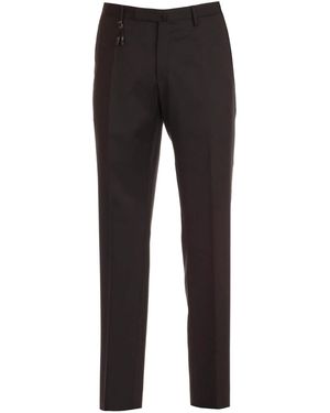 Incotex Wool Trousers - Black