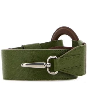 Prada Pistachio Leather Shoulder Strap - Green