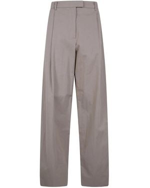 Magda Butrym Wide Leg Pants - Gray