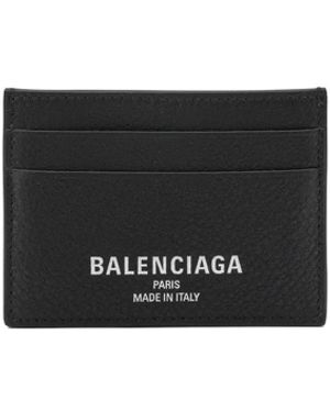 Balenciaga Leather Cardholder - White