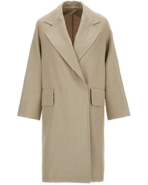 Max Mara 'Mescal' Trench Coat - Natural