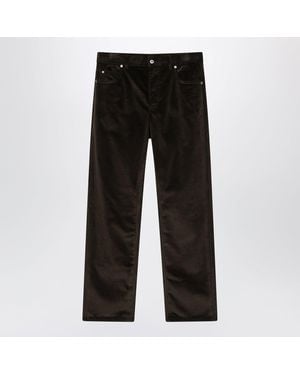 Loewe Cotton Corduroy Pants - Black