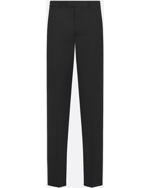 Dior Homme Wool Mohair Regular Trousers - Black