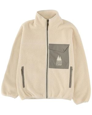 Maison Kitsuné Maison Kitsuné Fleece Jacket - Natural