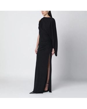 ANDAMANE Selene Oneshoulder Long Dress - Black