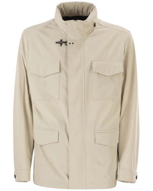 Fay Saharan Jacket - Natural