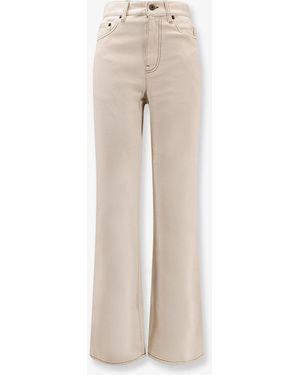 Burberry Denim Pants - Natural