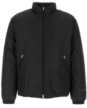 Jil Sander Mock Collar Jacket - Black