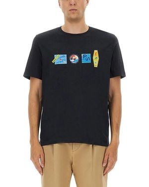 Paul Smith Ps Paul Smith Organic Cotton T-Shirts - Black