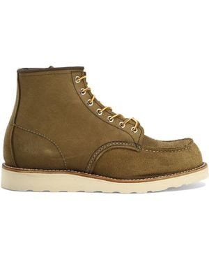 Red Wing Shoes "6 Inch Moc" Lace-Up Boots - Brown