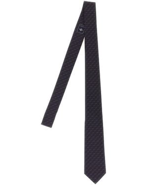Gucci Gg Jacquard Tie - Black