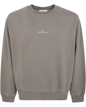 Stone Island Round Neck Sweatshirt - Grey