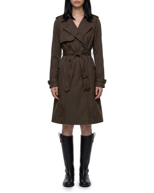 Burberry Long Pembury Trench Coat - Black