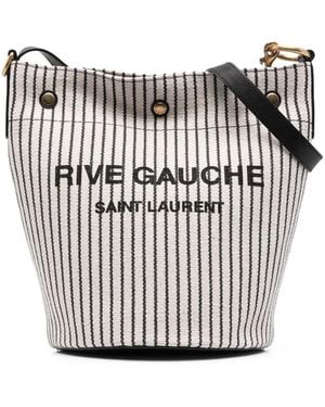 Saint Laurent Leather Shoulder Bag - White