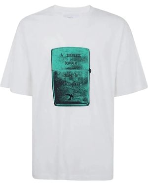 OAMC Peacemaker Lighter Short Sleeves Tshirt - White