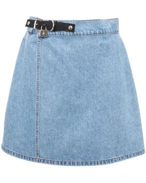 JW Anderson Padlock Strap Mini Skirt - Blue