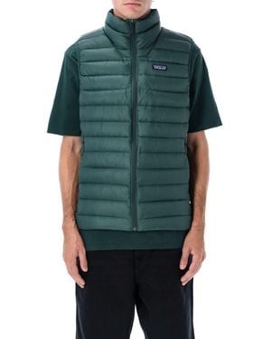 Patagonia Down Jumper Padded Vest - Green
