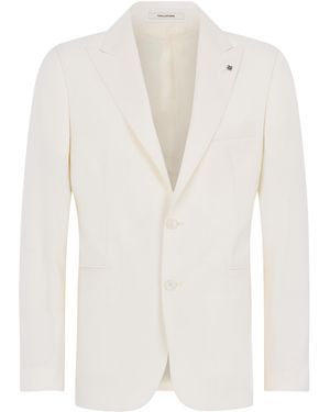 Tagliatore Single-Breasted Jacket - White