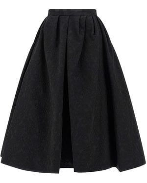 Carolina Herrera 'Full' Skirt - Black