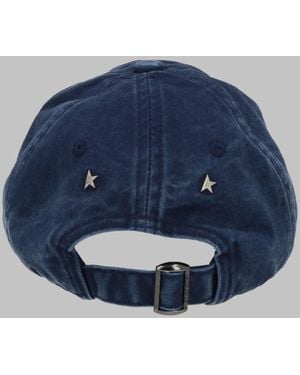 Golden Goose Baseball Cap Cotton Hat - Blue