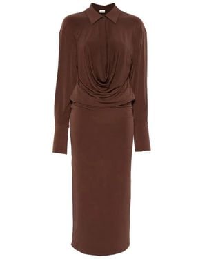 ANDAMANE Lilia Mini Dress - Brown