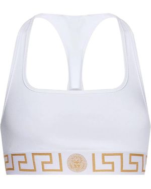Versace Cotton Bras Bralette - White